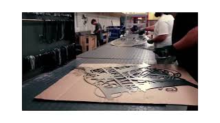 How our metal wall art is made [upl. by Eatnwahs]