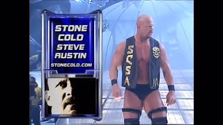 Stone Cold Steve Austin HHH V Kurt Angle BookerT WWE Smackdown 11702 [upl. by Malchy]