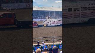 Meanwhile in America america horse rodeo cowboy patriot firearms Rodeo Show ellensburg [upl. by Lokim]