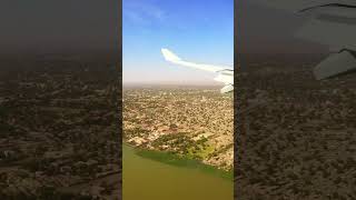 Approaching landing in Niamey overflying the river Niger [upl. by Ragouzis]