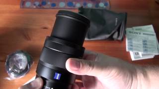 Unboxing Sony Carl Zeiss VarioTessar T E 1670mm F4 ZA OSS Lens SEL1670Z [upl. by Nylzor97]