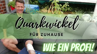 Quarkwickel am Knie  erklärt von Patrick Ittrich Effektives Hausmittel bei Schwellung amp Schmerzen [upl. by Raji]