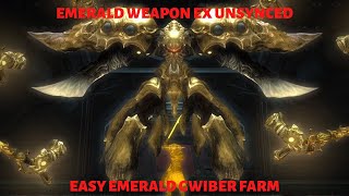 Emerald Weapon EX Unsync Black Mage POV [upl. by Ecerahs]