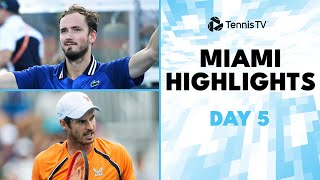 Medvedev Faces Norrie Murray amp Machac Clash  Miami 2024 Day 5 Highlights [upl. by Bathesda447]