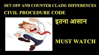 DIFFERENCES BETWEEN SET OFF AND COUNTER CLAIMCPCLLBCSJUDICIARY [upl. by Harehs]