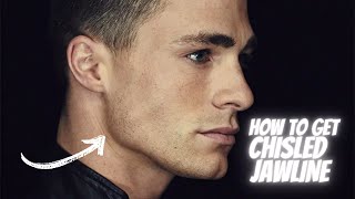 HOW TO GET A CHISELED JAWLINE  Top 3 Methods Used By Models [upl. by Eiramannod]