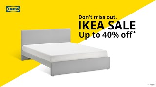 Incredible prices with the IKEA Sale  Up to 40 off [upl. by Aiak]