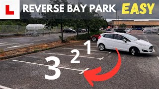 REVERSE Bay PARK with Reference Points  Use This on your Driving Test UK [upl. by Donn]