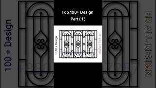 Top 100 window grill design foryou art grilldoordesign grilldesign drawing grill illusion [upl. by Nyltak]