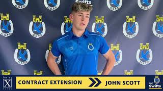 CONTRACT EXTENSION  John Scott  Dungannon Swifts FC [upl. by Burnight]