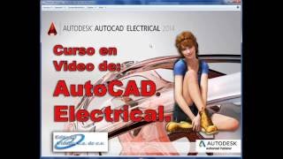 AutoCAD 2014  2015  Electrical Curso Completo en Español [upl. by Volkan443]