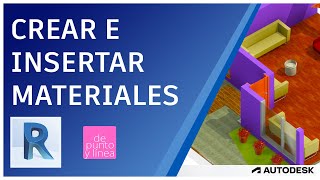 Como insertar y crear MATERIALES en Revit  Librería de materiales interna [upl. by Merl447]