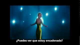 Christina Aguilera Bound To You Official Video Clip en español [upl. by Gnat770]