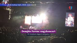 Jégszívtől a Szerelemvonatig  Íme a győri Demjénkoncert legjobb pillanatai [upl. by Retrac561]