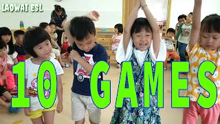 10 ESL games  simple activities kindergarten [upl. by Blen]