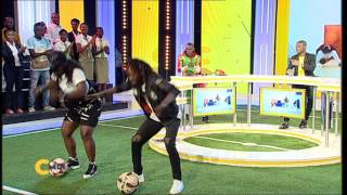 Prissy la Dégameuse la danse du Ballon à CMidi du 30 janvier 2017 [upl. by Eilrac879]