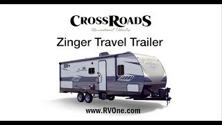 Crossroads Zinger Travel Trailers [upl. by Sivia]