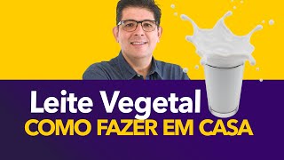 LEITE DE AMENDOIM Caseiro  Fácil Cremoso Barato Sem Lactose e Gostoso [upl. by Yvehc]