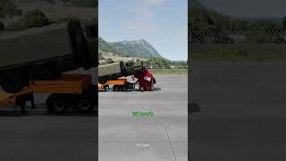 Different Speeds vs Bollards  BeamNG Drive Crash Test [upl. by Atniuqal]