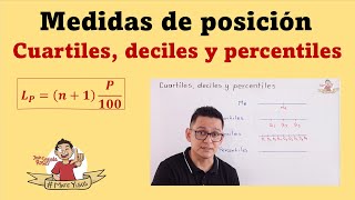 Cuartiles deciles y percentiles Introducción y ejemplos Medidas de posición relativa [upl. by Ees]