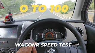 Wagon r vxi petrol 0 to 100 speed test  Kitne der me 0 se 100 ki speed me jayengi 🤔 powertest [upl. by Fayre]