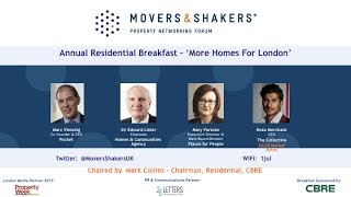 More Homes for London  Movers and Shakers Breakfast [upl. by Annaert]