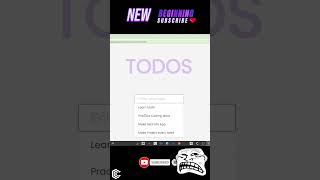 Todo List HTML CSS JavaScript  Todo List in javascript  Todo List app  todolist youtubeshorts [upl. by Newel258]