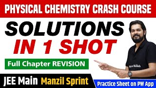 SOLUTIONS in 90 Minutes  Chemistry Chapter 1  Full Chapter Revision  Class 12th [upl. by Aretha]