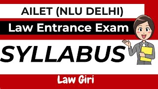 AILET Syllabus amp Books 2025AILET Exam Preparation Paper PatternHow to prepare for AILET LawGiri [upl. by Madelin]