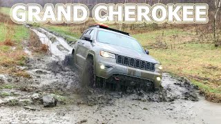 4x4 Off Road 2021 Jeep Grand Cherokee Trailhawk Mudding Rock Crawling [upl. by Lomasi474]