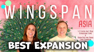 Wingspan Asia Amazing Standalone 2 Player Game and a 6 Player Expansion To Flock To [upl. by Pages918]