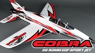 HobbyKing Product Video  Cobra 90mm 8s EDF Sports Jet [upl. by Lisetta]