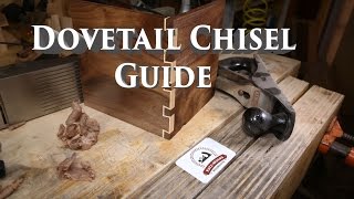 Chisel Guide for Dovetails with the KatzMoses Magnetic Dovetail Jig [upl. by Okiron927]