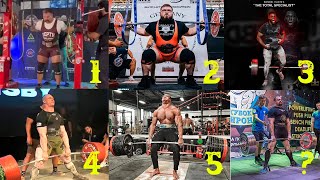 Top 5 powerlifters 125kg RAWmy all time goal [upl. by Lledyl]