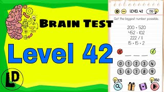 How to Beat Brain Test Level 42 Walkthrough [upl. by Ecylahs]