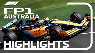 FP1 Highlights  2022 Australian Grand Prix [upl. by Nosoj176]