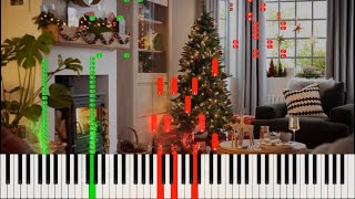 Its Beginning To Look A Lot Like Christmas  Perry Como Version  Piano Synthesia [upl. by Etteneg]