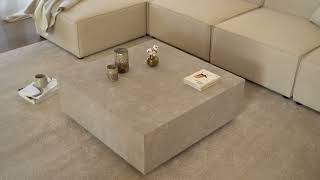 Couchtisch Marmor AMIRI XL – Beige  Home Deluxe [upl. by Ahen650]