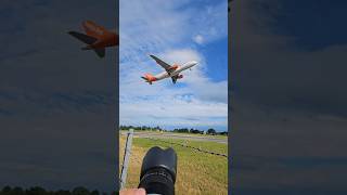 EasyJet takeoff from southend airport aviation takeoff [upl. by Inaoj]