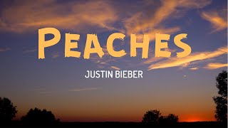 Justin Bieber  Peaches Acoustic Lyrics [upl. by Nerreg]