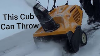 Cub Cadet 221L Snowblower in Action [upl. by Ruffo]