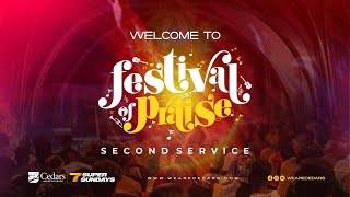 Cedars Second Service  Festival of Praise  16072023 [upl. by Abehshtab349]