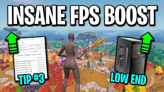 5 Quick Tips To BOOST FPS In Fortnite LowEnd PC ✔️ [upl. by Ynabla237]