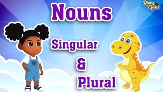 Singular amp Plural Nouns by Adding S  English Grammar For Kids with Elvis  Grade 1  8 [upl. by Burr]