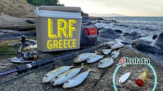 LRF Greece Вълнуващ риболов в Гърция на различни риби от брега Тест на нови примамки [upl. by Ranger]