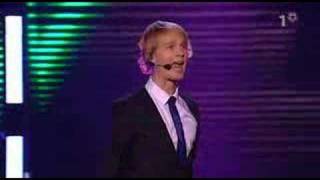 Melodifestivalen 2008  Björn Gustafsson läser en dikt [upl. by Kanya738]