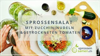 2 Minuten Rezept nachhaltig und vollwertig mit Sprossen [upl. by Suh824]