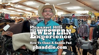 How To Clean A Saddle Pad  Wool Saddle Pads [upl. by Narba787]