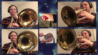 Linus and Lucy  Brass Quartet amp Hand Percussion [upl. by Erminna]