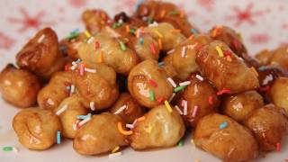 Italian Struffoli Recipe  Laura Vitale  Laura in the Kitchen Episode 264 [upl. by Ziladnerb]